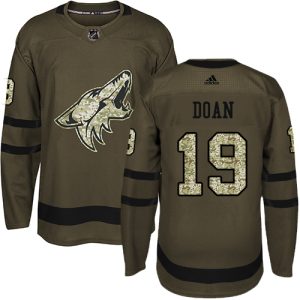 Herren Arizona Coyotes Eishockey Trikot Shane Doan #19 Authentic Grün Salute to Service